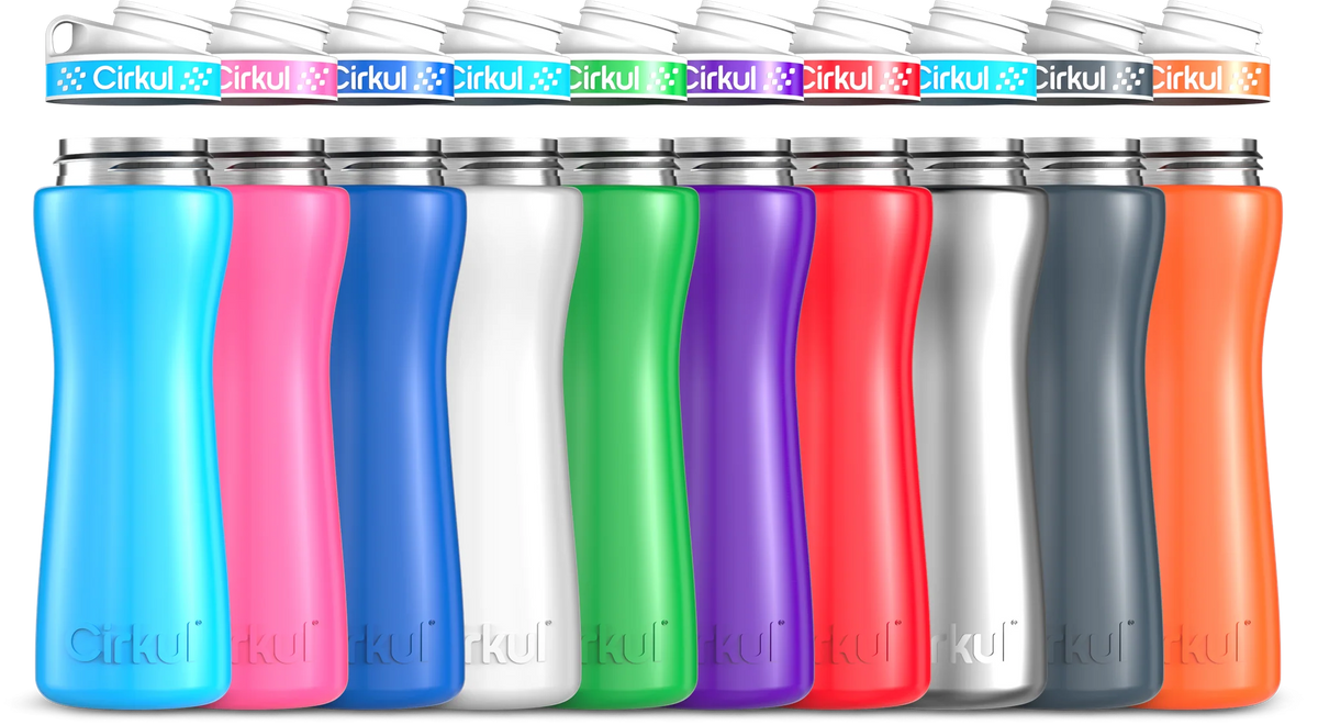 Custom 22oz. Stainless Steel Bottle & Comfort Grip Lid